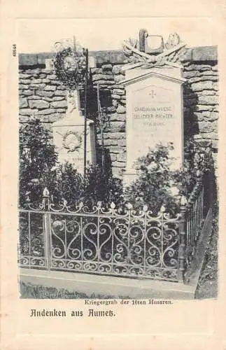 L115 Frankreich Andenken aus Aumetz Postkarte