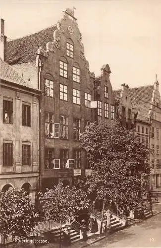 L115 Deutschland 1928 Elbing Spieringstraße Postkarte