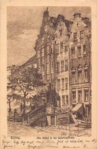 L115 Deutschland 1925 Elbing Postkarte