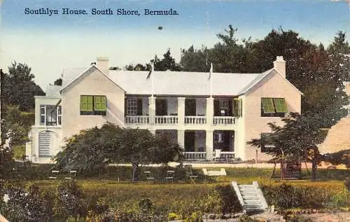 A831 Bermuda South Shore Southlyn House Vintage Postkarte