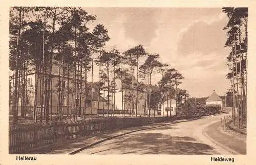 L115 Deutschland Hellerau Heideweg Postkarte