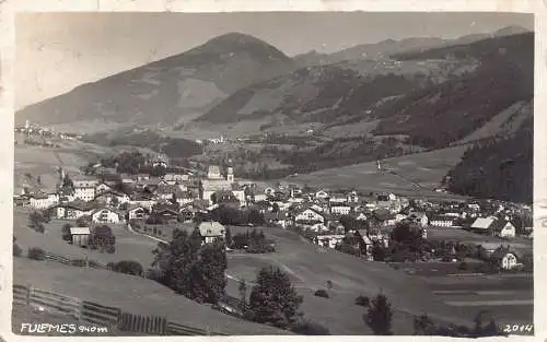 L098 Österreich 1928 Fulpmes, Mountain Resort Vintage Postkarte