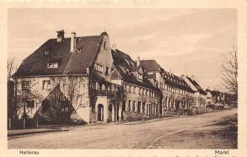L115 Deutschland Hellerauer Markt Postkarte
