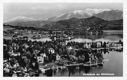 L098 Österreich 1941 Poertschach am Wörthersee Berg Vintage Postkarte