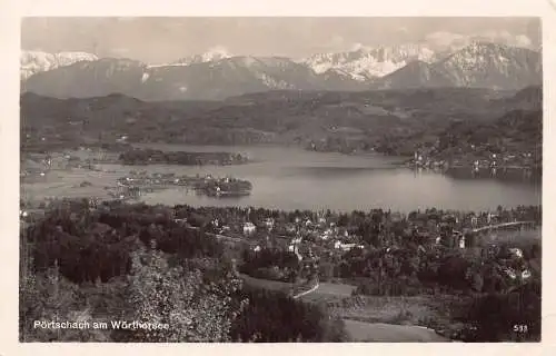 L098 Österreich Poertschach am Wörthersee Berg Vintage Postkarte