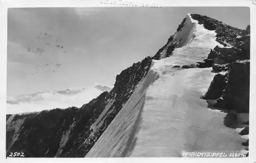 L098 Österreich 1928 Habicht Gipfel 3280m Vintage Postkarte