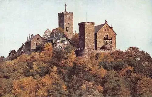 L046 Deutschland Eisenach Wartburg Vintage Postkarte