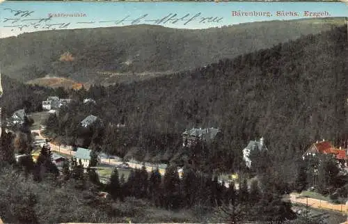 L123 Deutschland 1913 Schaefermühle Baerenburg Saechs Erzgeb alte Postkarte