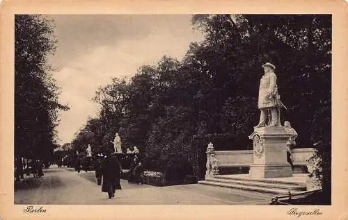 L119 Deutschland Berlin Liegesallee Statue Vintage Postkarte