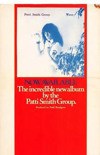 L287 Musik Band Punk Rock Patti Smith Gruppe Wave Album Postkarte