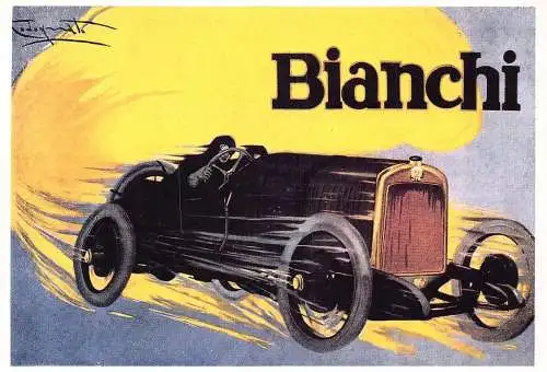 L286 Automobile Auto 1994 Reklame Bianchi Rauch Reproduktion Postkarte