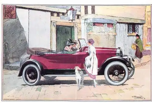L286 Automobile Auto 1994 Werbung Apperson Eight Reproduktion Postkarte
