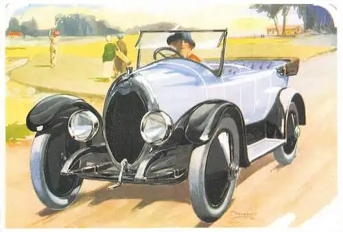 L286 Automobile eröffnet Auto 1994 Werbung für Stockwerk Reproduktion Postkarte