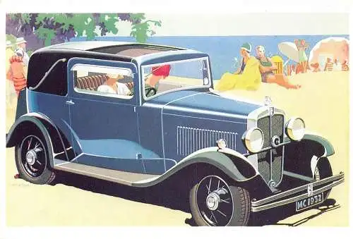 L286 Automobiles Auto 1994 Werbung Morris Cowley Reproduktion Postkarte