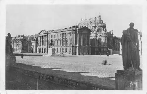 L047 Frankreich 1929 Versailles Königlicher Hof Statuen Vintage Postkarte