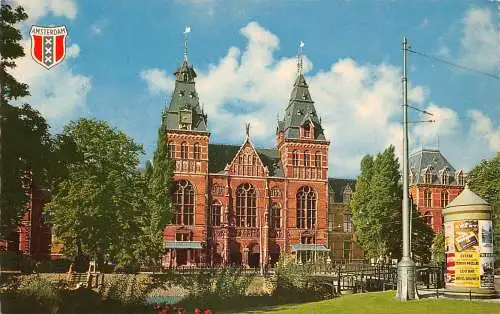 A204 Niederlande Amsterdam Nationalmuseum Vintage Postkarte