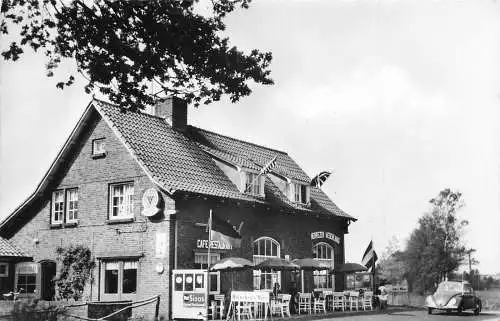 A205 Niederlande Hotel Cafe Restaurant Herren Nederland RPPC Postkarte