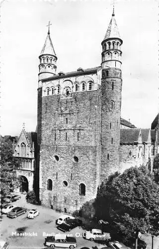 A206 Niederlande 1965 Maastricht Basiliek OL Vrouw Autos Oldtimer Postkarte