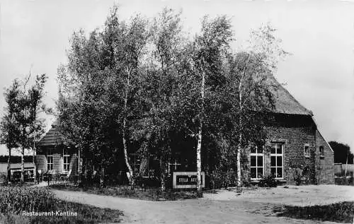 A205 Niederlande Restaurant Kantine Camping Marga Stella Artois Schild Postkarte