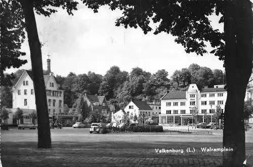 A207 Niederlande 1959 Valkenburg Walrampein Parkplatz Autos Oldtimer Postkarte