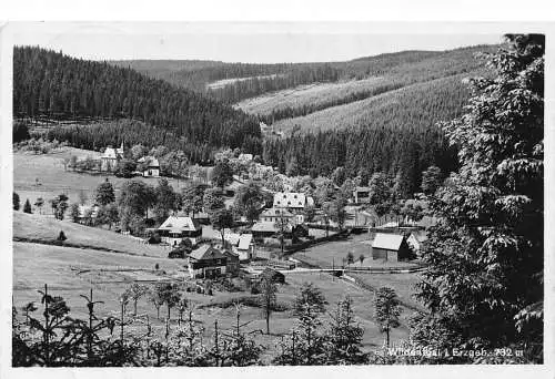 A208 Deutschland 1941 Wildenthal i Erzgeb RPPC Vintage Postkarte