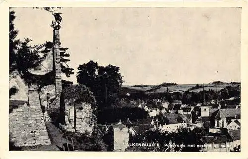 A207 Niederlande Valkenburg Ruinen Ansicht Vintage Postkarte