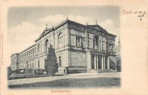 A208 Deutschland Kassel Gemaeldegalerie Galerie Vintage Postkarte