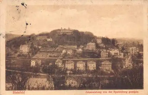 A211 Deutschland 1911 Bielefeld Johannisberg aus Sparenburg gesehen alte Postkarte