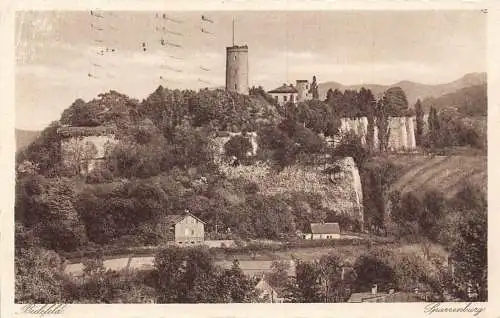 A211 Deutschland 1930 Biefeld Schloss Sparrenburg Vintage Postkarte