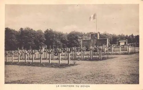 L125 Frankreich Le cimetiere du donon Soldatenfriedhof Vintage Postkarte