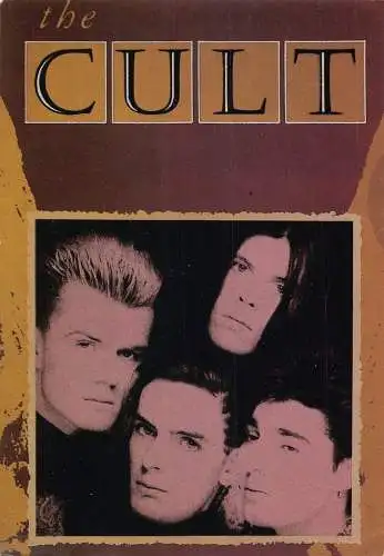 L289 Musik Band Rock The Cult Ian Astbury Postkarte