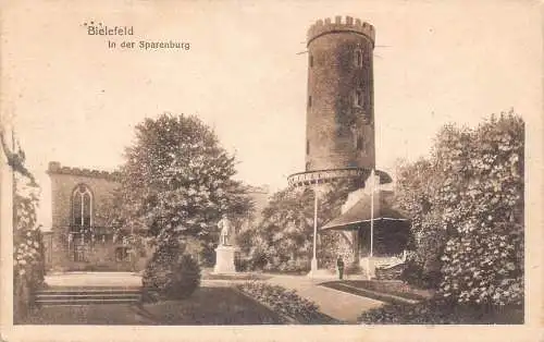A212 Deutschland Bielefeld 1924 Schloss In der Sparenburg Vintage Postkarte