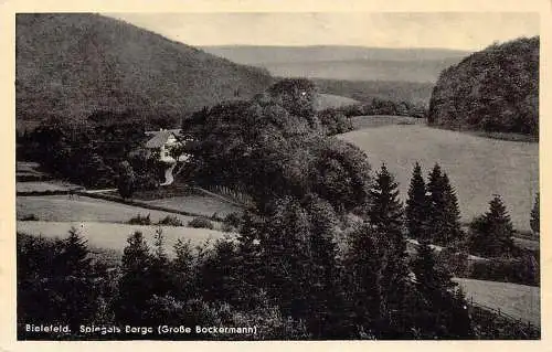 A212 Deutschland Bielefeld 1938 Spiegels Berge Grosser Bockermann Vintage Postkarte