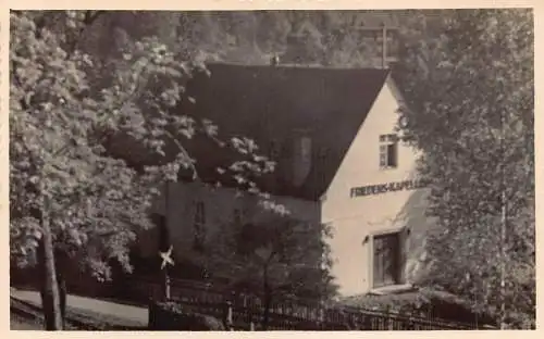 A214 Deutschland Friedens Kapelle Kapelle Vintage Postkarte