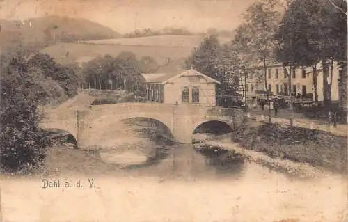 A214 Deutschland 1906 Dahl ad V Brücke Vintage Postkarte