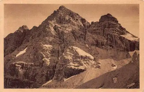 A214 Deutschland Allg Alpen Hochvogel vom Kalten Winkel Vintage Postkarte