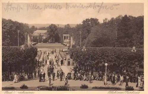 A215 Deutschland 1936 Bad Offenhausen Kurhaus Bäder Vintage Postkarte