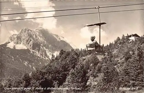 A215 Deutschland 1953 Krauzberglift St Anton Wettersteuspitze Sessellift Postkarte