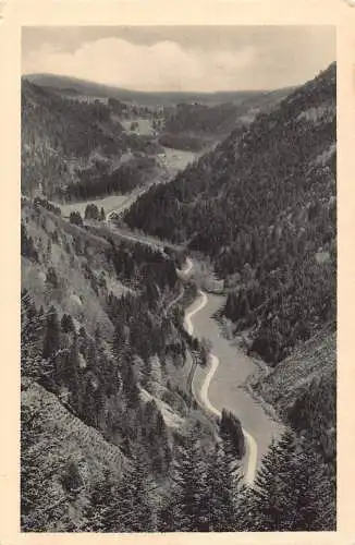 A216 Deutschland Höellental Schwarzwald vom Hinterwaldkop Ansicht Vintage Postkarte