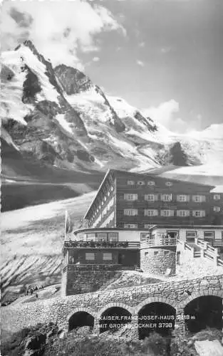 A216 Österreich Kaiser Franz Josef Haus Großglockner Berg Vintage Postkarte