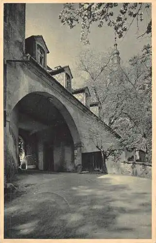 A217 Deutschland Eingang Schloss Burg Weesenstein Vintage Postkarte