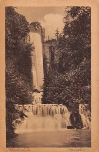 A217 Deutschland 1921 Wilhelmshöhe Wasserfall Vintage Postkarte