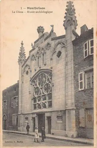 A840 Frankreich Montbrison Diana Musee archäologique Museum Vintage Postkarte