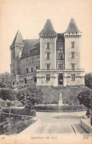 A837 Frankreich Schloss Chateau de Pau Vintage Postkarte