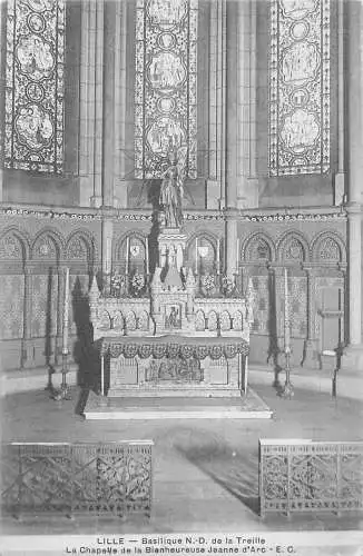 A839 Frankreich Lille Basilique ND de Treille Chapelle de Bienheurese Postkarte