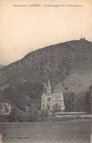 A839 Frankreich Oderen Pelerinage ND du Bon Secours Vintage Postkarte