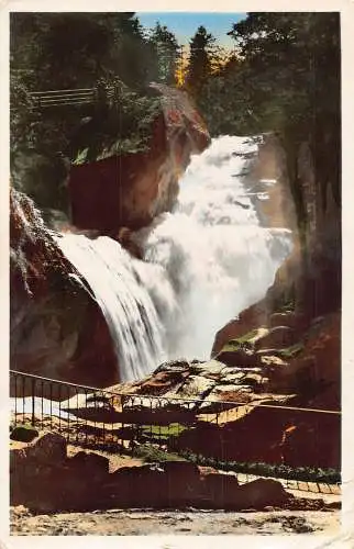 A839 Frankreich Cauterets Cascade du Cerisey Wasserfall Vintage Postkarte