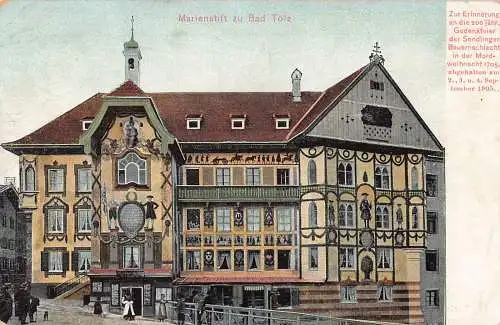 A223 Deutschland Marienstift zu Bad Tölz Vintage Postkarte