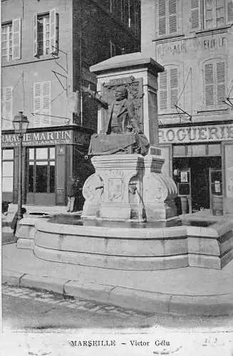 A841 Frankreich 1908 Marseille Victor Gelu Rougerie Vintage Postkarte