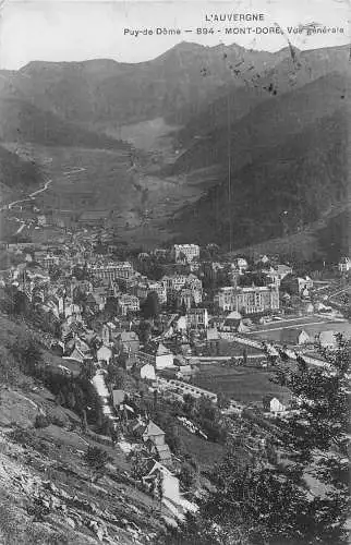 A841 Frankreich 1910 Puy de Dome Mont Dore Gesamtansicht Vintage Postkarte